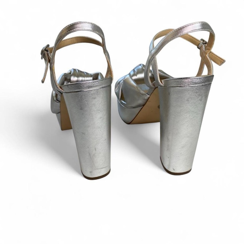 Michael Kors Silver High Heel Sandals - Picture 7 of 7